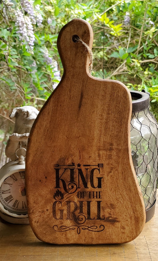 King of the Grill Cutting Serving Board